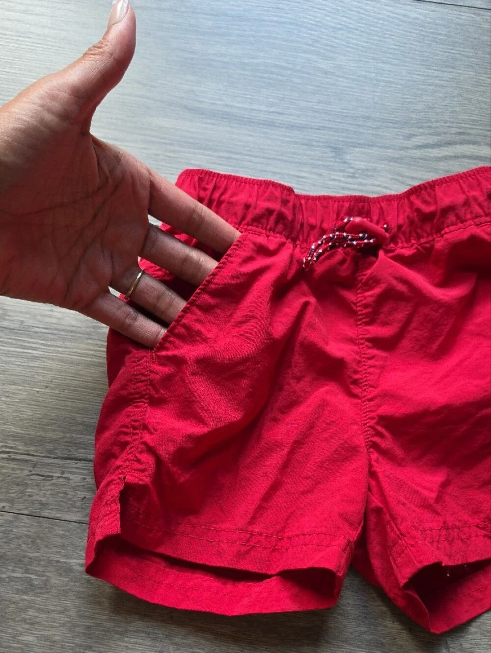 3/$6 Old Navy Red Elastic Waist Athletic Shorts
